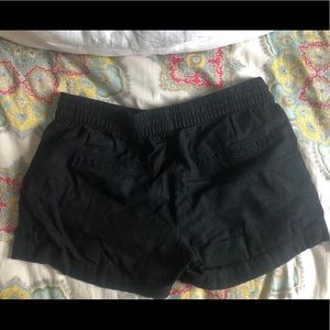 Old Navy Black cotton/linen shorts